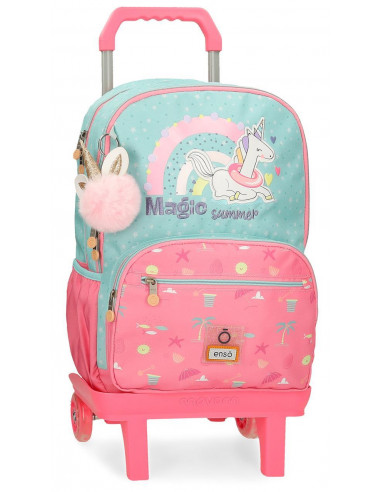 96327T1 ADAPT. BACKPACK 44CM.W/TROLLEY  MAGIC SUMMER